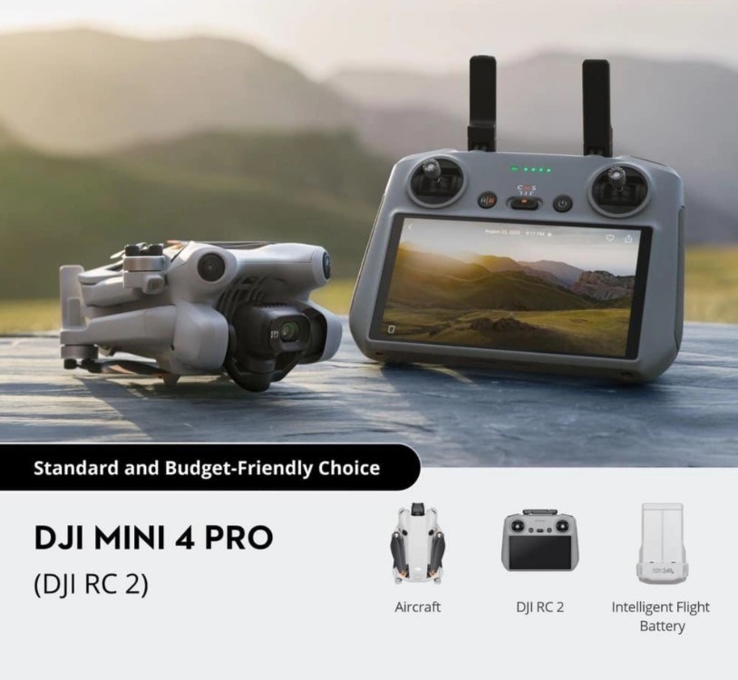 Квадрокоптер DJI Mini 4 Pro (DJI RC 2) 2576 - фото 10437