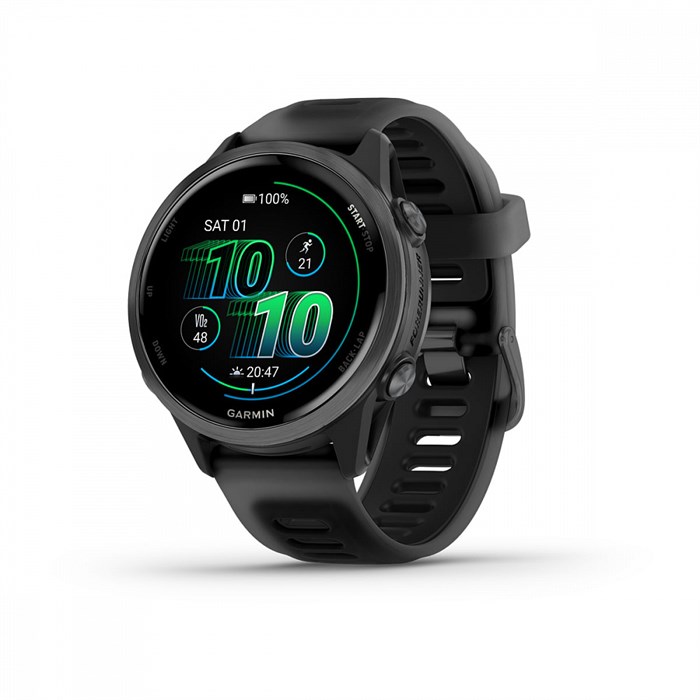Часы для бега Garmin Forerunner 570 - 42мм, шиферно-серый, алюминиевый безель, черный ремешок  010-02970-00 010-02970-00 - фото 11754