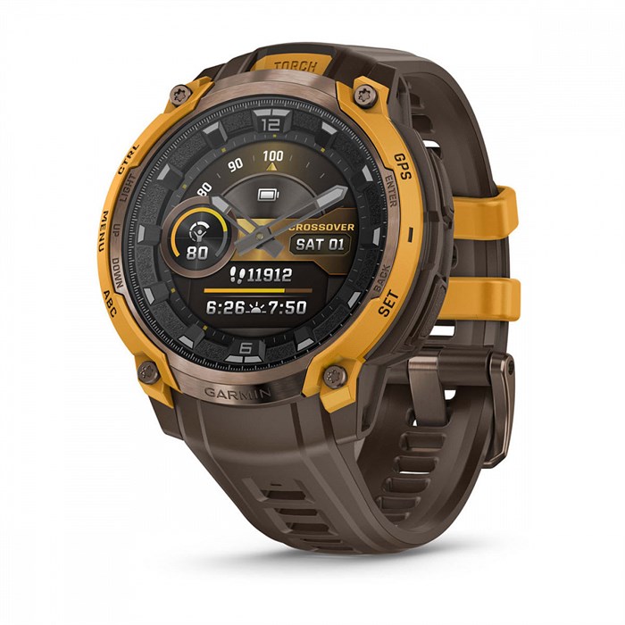 Умные часы Garmin Instinct Crossover AMOLED бронзового цвета  010-03398-01 010-03398-01