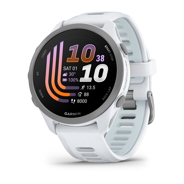 Часы для бега Garmin Forerunner 170 белый с облачно-голубым ремешком 010-03920-01 010-03920-01