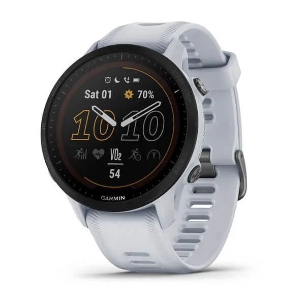 Часы для бега Garmin Forerunner 955 Solar с белым ремешком 010-02638-21 010-02638-21 - фото 4539