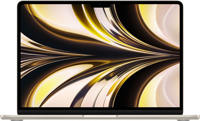 Apple MacBook Air 13" (M2, 8C CPU/8C GPU, 2022), 8 ГБ, 256 ГБ SSD, «сияющая звезда» MLY13 MLY13 - фото 5756