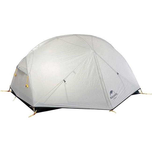 Палатка Naturehike Mongar NH17T007-M, 20D, сверхлегкая двухместная с футпринтом, серый 1870 - фото 5846