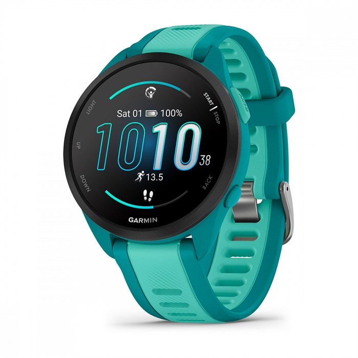 Garmin Forerunner 165 Music зеленый c бирюзовым ремешком  010-02863-32 2263 - фото 8543