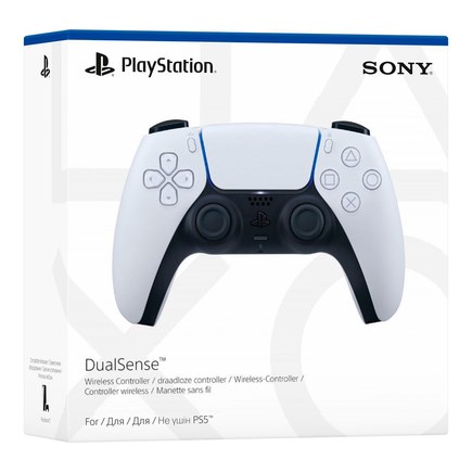 Беспроводной геймпад Sony DualSense White для PlayStation 5 2290 - фото 8733