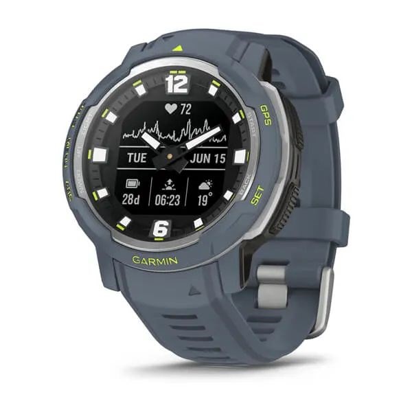 Умные часы Garmin Instinct Crossover - Standard Edition, синий гранит 2403 - фото 9561