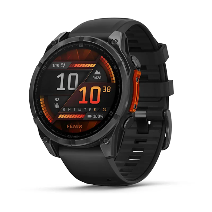 Умные часы Garmin Fenix 8 47 mm AMOLED slate gray with a black silicone band 010-02904-00 2435 - фото 9755