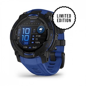 {{photo.Alt || photo.Description || 'Умные часы Garmin Instinct 3 - 45mm AMOLED черный с черно-синим ремешком   010-02936-03'}}