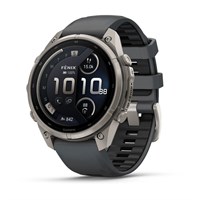 купить Garmin Fenix 9 Pro - 47mm, inReach, Titanium with Graphite/Black Silicone Band