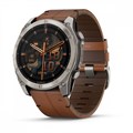 Умные часы Garmin  FENIX 8 - 51 ММ, AMOLED Sapphire, Titanium, каштановый кожаный ремешок  010-02905-40 2531 - фото 10076