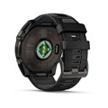 Умные часы Garmin FENIX 8 51 ММ Solar, Sapphire титановый угольно-серый с DLC-покрытием и черным ремешком 010-02907-11 010-02907-11