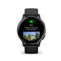 Умные часы Garmin Vivoactive 5 черные с серым безелем и силиконовым ремешком 010-02862-10 010-02862-10 - фото 10417