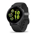 Умные часы Garmin Vivoactive 5 черные с серым безелем и силиконовым ремешком 010-02862-10 010-02862-10 - фото 10419