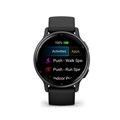 Умные часы Garmin Vivoactive 5 черные с серым безелем и силиконовым ремешком 010-02862-10 010-02862-10 - фото 10420