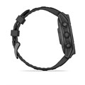Умные часы Garmin fenix E - 47 мм, AMOLED серый безель, черный силиконовый ремешок  010-03025-01 010-03025-01