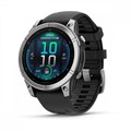 Умные часы Garmin fenix E - 47 мм, AMOLED, серебристый стальной безель, черный силиконовый ремешок  010-03025-00 010-03025-00 - фото 10462