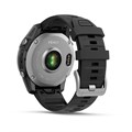 Умные часы Garmin fenix E - 47 мм, AMOLED, серебристый стальной безель, черный силиконовый ремешок  010-03025-00 010-03025-00