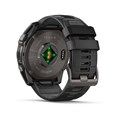 Умные часы Garmin fenix 8 - 51 мм, AMOLED Sapphire, угольно-серый DLC, пепельно-черный силиконовый ремешок 010-02905-21 010-02905-21