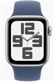 Apple Watch SE 2024, 40 мм, алюминий цвета "серебро", Denim Sport Band, S/M (MXEC3) MXEC3 - фото 11137