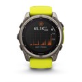 Умные часы Garmin Fenix 8 - 51 мм Solar, Sapphire титановый серый с желтым ремешком  010-02907-21 010-02907-21 - фото 11262