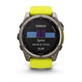 Умные часы Garmin Fenix 8 - 51 мм Solar, Sapphire титановый серый с желтым ремешком  010-02907-21 010-02907-21 - фото 11263