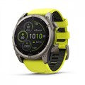 Умные часы Garmin Fenix 8 - 51 мм Solar, Sapphire титановый серый с желтым ремешком  010-02907-21 010-02907-21 - фото 11265