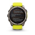 Умные часы Garmin Fenix 8 - 51 мм Solar, Sapphire титановый серый с желтым ремешком  010-02907-21 010-02907-21 - фото 11270