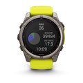 Умные часы Garmin Fenix 8 - 51 мм Solar, Sapphire титановый серый с желтым ремешком  010-02907-21 010-02907-21 - фото 11272