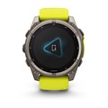 Умные часы Garmin Fenix 8 - 51 мм Solar, Sapphire титановый серый с желтым ремешком  010-02907-21 010-02907-21 - фото 11274