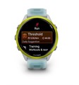 Часы для бега Garmin Forerunner 570 - 47mm Amp Yellow Aluminium with Translucent Whitestone/Turquoise Band  010-02971-01 010-02971-01