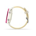 Часы для бега Garmin Forerunner 570 - 42мм, слоновая кость, алюминиевый безель малинового цвета, ремешок манго/слоновая кость  010-02970-02 010-02970-02