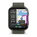 Умные часы Garmin Venu X1 цвета мха с серой титановой крышкой, нейлоновым ремешком ComfortFit 010-02980-03 010-02980-03