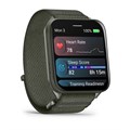 Умные часы Garmin Venu X1 цвета мха с серой титановой крышкой, нейлоновым ремешком ComfortFit 010-02980-03 010-02980-03