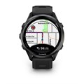 Garmin Forerunner 970 черные, темно-серый DLC титановый безель, с черно-серым ремешком  010-02969-10 010-02969-10
