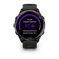 Garmin Forerunner 970 черные, темно-серый DLC титановый безель, с черно-серым ремешком  010-02969-10 010-02969-10