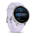 Умные часы Garmin Venu 4  41mm серебристый с сиренево-голубым ремешком 010-03013-01 010-03013-01