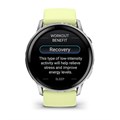 Умные часы Garmin Venu 4 45 мм серебристый с лимонным ремешком 010-03014-02 010-03014-02