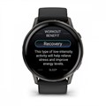 Умные часы Garmin Venu 4 45 мм темно-серый с черным ремешком 010-03014-00 010-03014-00