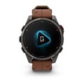 Умные часы Garmin Fenix 8 Pro 47mm Amoled Sapphire Titanium Carbon Grey Chestnut Leather 010-03198-40 010-03198-40