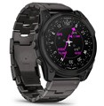 Авиационные смарт-часы Garmin D2 Mach 2 – 51 mm Carbon Gray DLC Titanium with Vented Titanium Bracelet 010-02905-31