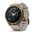Часы Garmin Fenix 9 Pro - 43mm, inReach, Autumn Gold Titanium with Bone Leather Band 010-04335-41