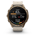 Часы Garmin Fenix 9 Pro - 43mm, inReach, Autumn Gold Titanium with Bone Leather Band 010-04335-41