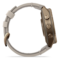 Часы Garmin Fenix 9 Pro - 43mm, inReach, Autumn Gold Titanium with Bone Leather Band 010-04335-41