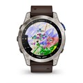 Авиационные смарт-часы Garmin D2 Mach 1 - с коричневым Oxford кожаным ремешком 010-02582-55