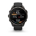 Часы Garmin Fenix 9 - 47mm, Carbon Gray DLC Titanium with Black Silicone Band 010-04762-11