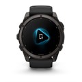 Часы Garmin Fenix 9 - 51mm, Carbon Gray DLC Titanium with Black Silicone Band 010-04763-11