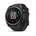 Garmin Fenix 9 - 51mm, Carbon Gray DLC Titanium with Black Silicone Band  010-04763-11