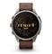 Часы Garmin Fenix 9 Pro - 47mm, inReach, Titanium with Walnut Leather Band 010-04336-41