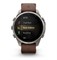 Часы Garmin Fenix 9 Pro - 47mm, inReach, Titanium with Walnut Leather Band 010-04336-41