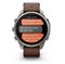 Часы Garmin Fenix 9 Pro - 47mm, inReach, Titanium with Walnut Leather Band 010-04336-41